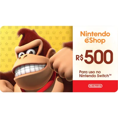 Giftcard Nintendo R$500