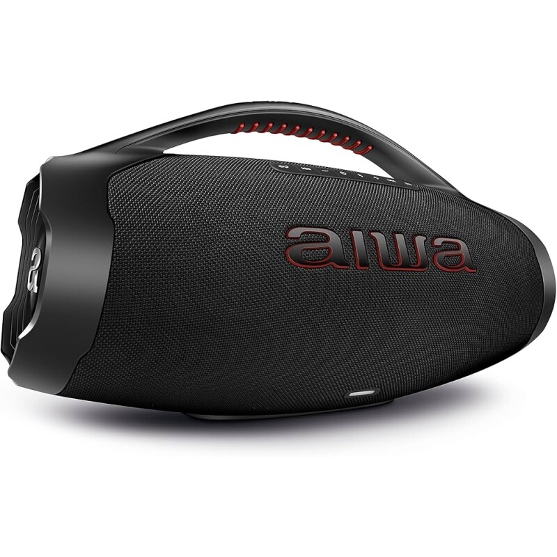 AIWA Caixa de Som Boombox BBS01 200W RMS IP66 com Alça 30h de Bateria Bluetooth 5.3TWS