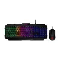 [App] Kit Teclado Gamer MSI Forge GK100, RGB, US + Mouse Gamer, 6400 DPI, 7 Botões, Preto - S11-04US20L-HH9