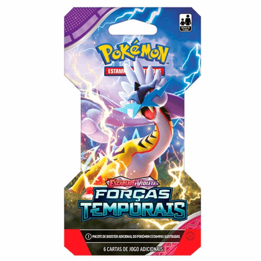 Jogo De Cartas Pokémon - Ev5 Forças Temporais - Blister Raio Fúria - Copag