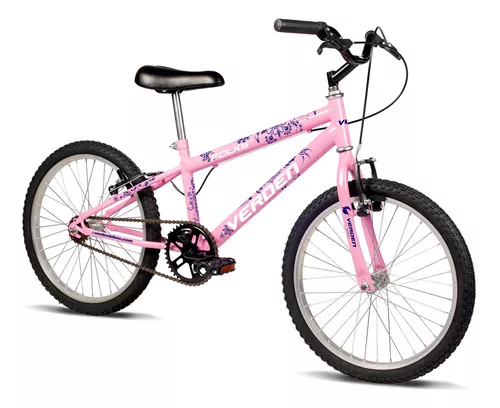 Bicicleta Juvenil Aro 20 Folks Rosa Roxo Verden Bikes