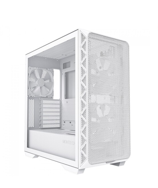 Gabinete Gamer Montech Air 903 Base Mid Tower E-ATX White Sem Fonte Com 3 Fans