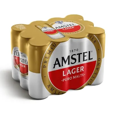 [ APP | PRIME | 48 Latas R$ 2 CADA ] Pack Amstel Cerveja Lager - 12 latas de 350ml