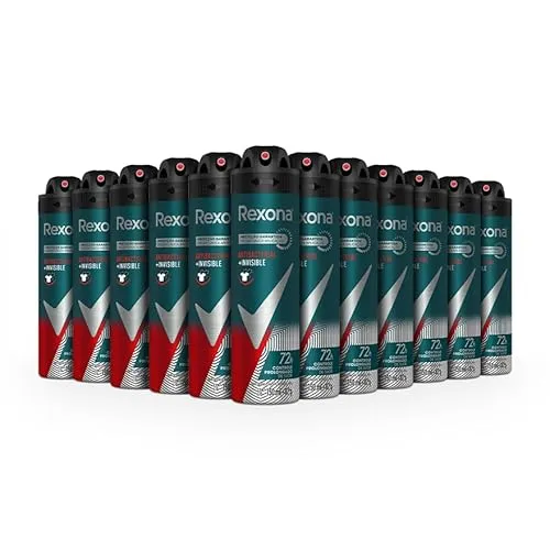 [ APP | PRIME | R$ 8,32 CADA ] Rexona 12 Unidades Desodorante Antitranspirante Aerosol Antibac + Invisible 150ml