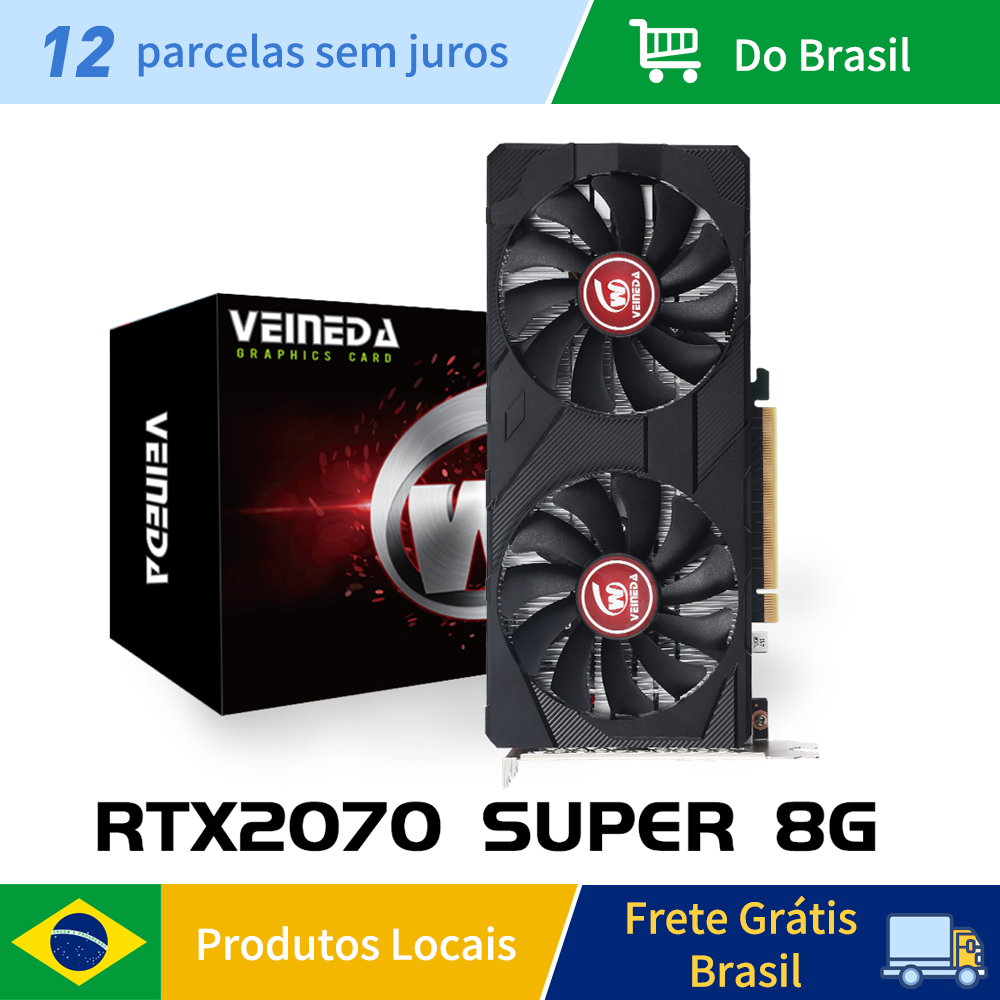 (Do Brasil) Placa de vídeo RTX 2070 SUPER 8Gb