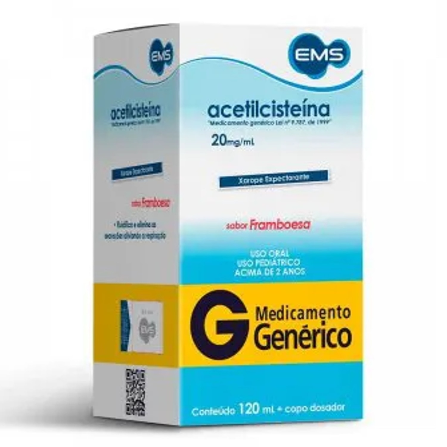 Acetilcisteina 20mg Xarope 120ml EMS Generico