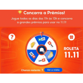 ️ Roleta Premiada Shopee no App! Ganhe Moedas ou Cupons até R$50