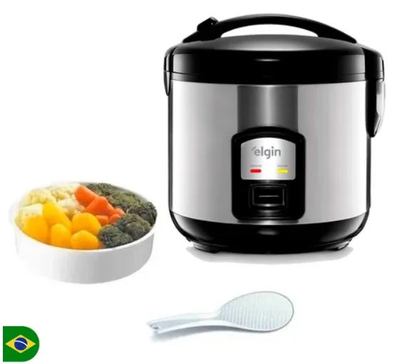 Panela Elétrica de Arroz a Vapor 400w 5 Xícaras ou 1,0 Litros Elgin