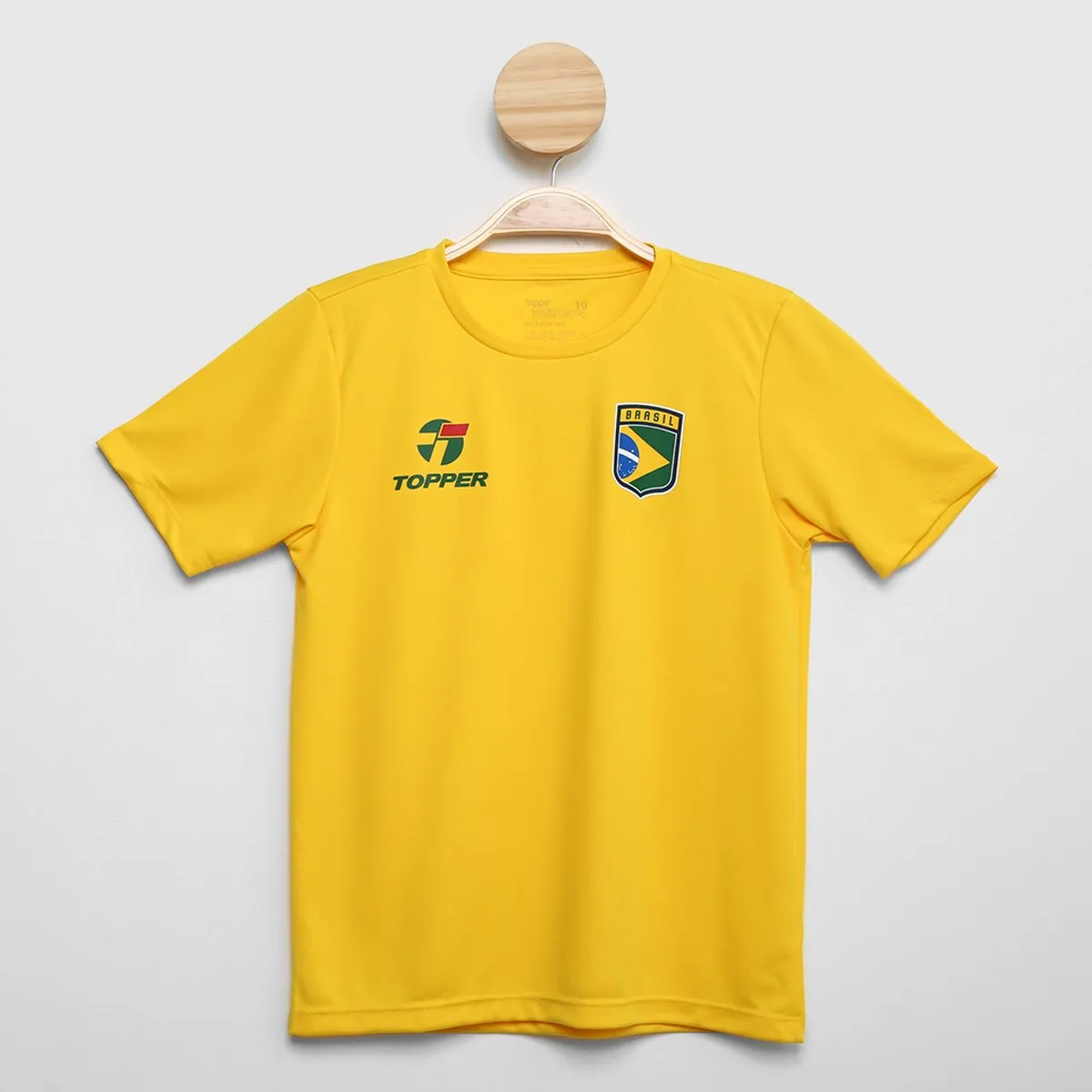 Camisa Topper Seleção Brasil Infanto-Juvenil Masculina