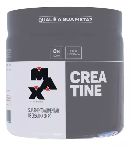 Pote de Suplemento Max Titanium 300 g Sem Sabor Em Po