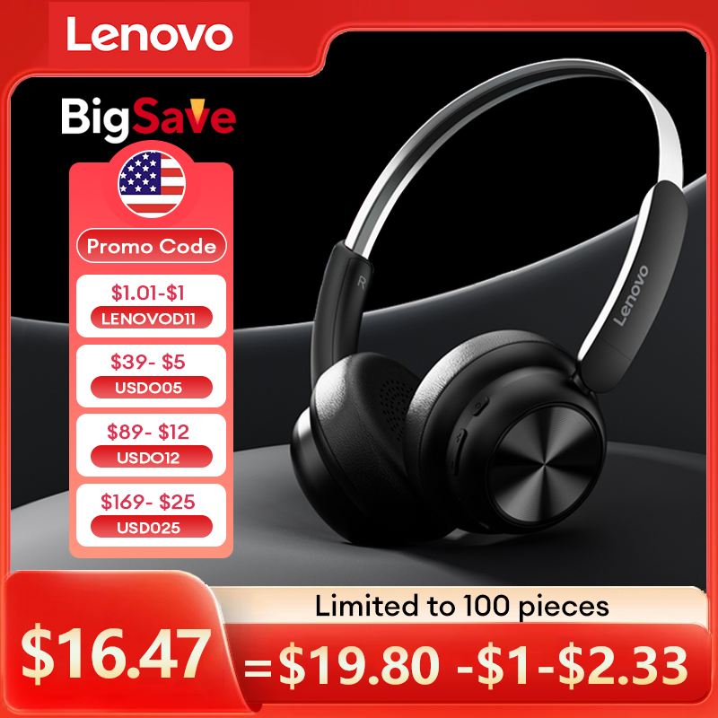 Fone de Ouvido Lenovo TH66 sem fio bluetooth 5.4