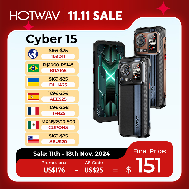 [Com Taxa] Smartphone HotWay Cyber 15 Robusto 256GB / 12gb