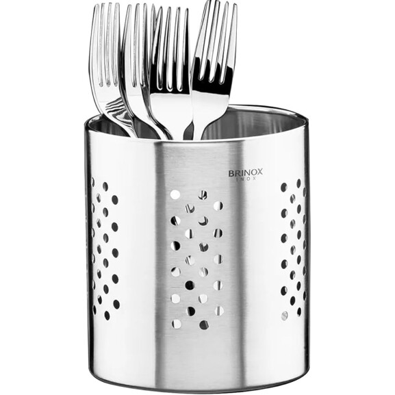 Suporte P/talheres Jornata 12x14 Cm Brinox Aço Inox
