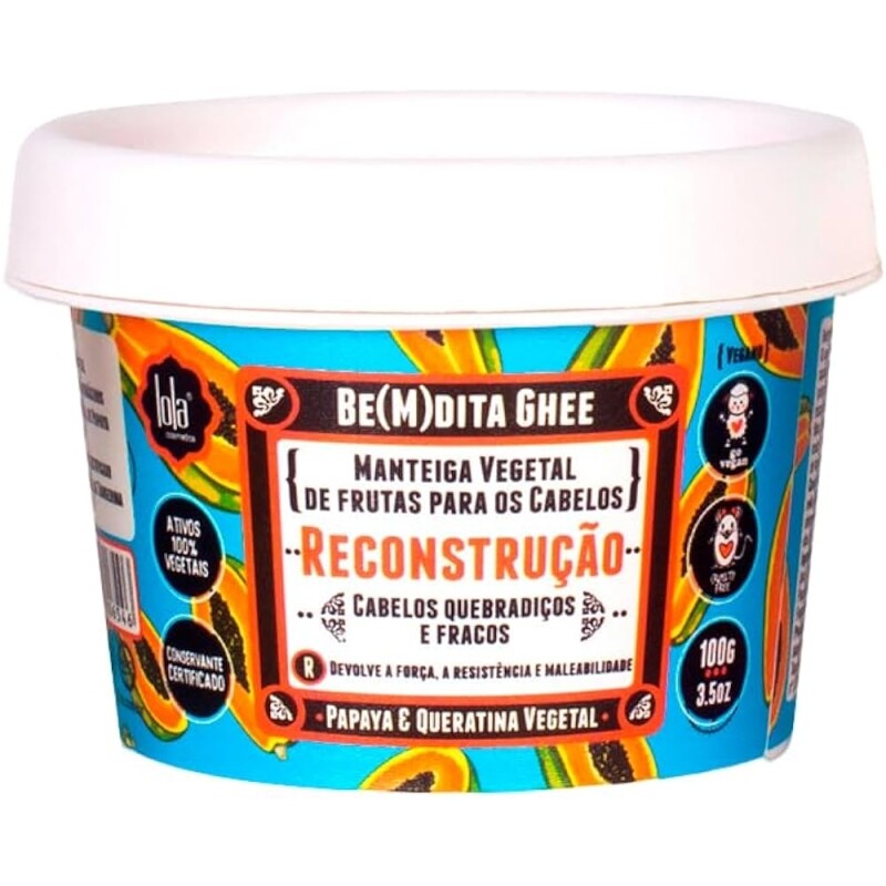 Lola Cosmetics Be(M)Dita Ghee Reconstrução Papaia 100G