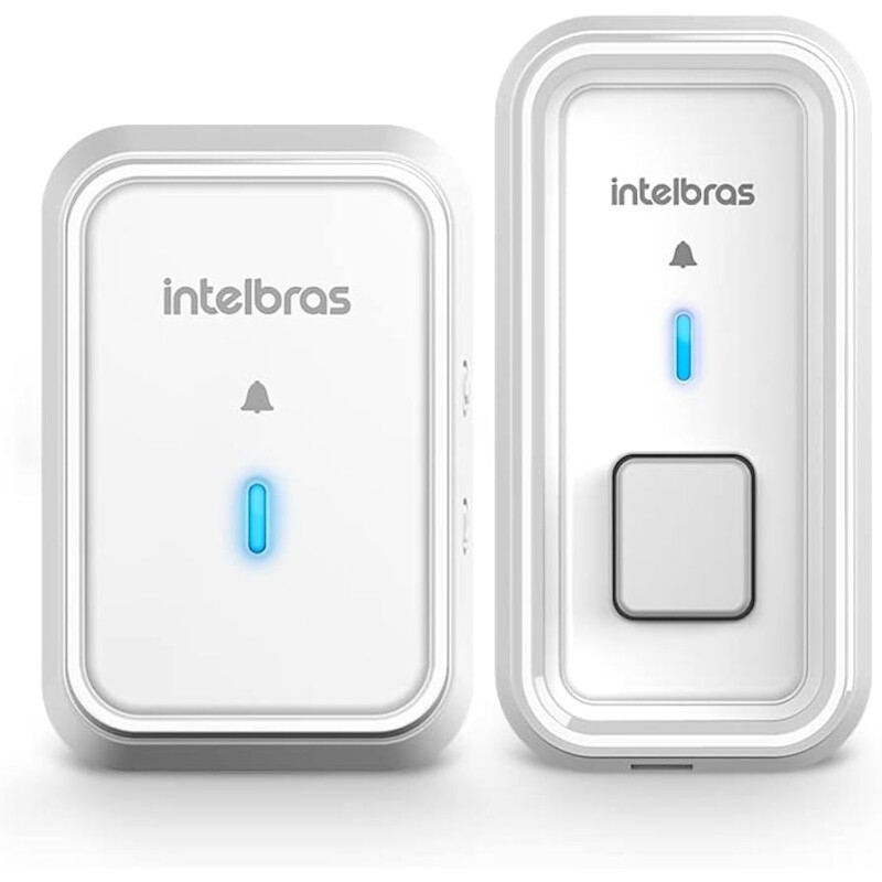 Campainha Sem Fio com Bateria Intelbras CIB 101 Branco