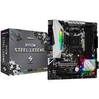 Placa-Mãe ASRock B450M Steel Legend AMD AM4 mATX DDR4 - 90-MXB9Y0-A0UAYZ