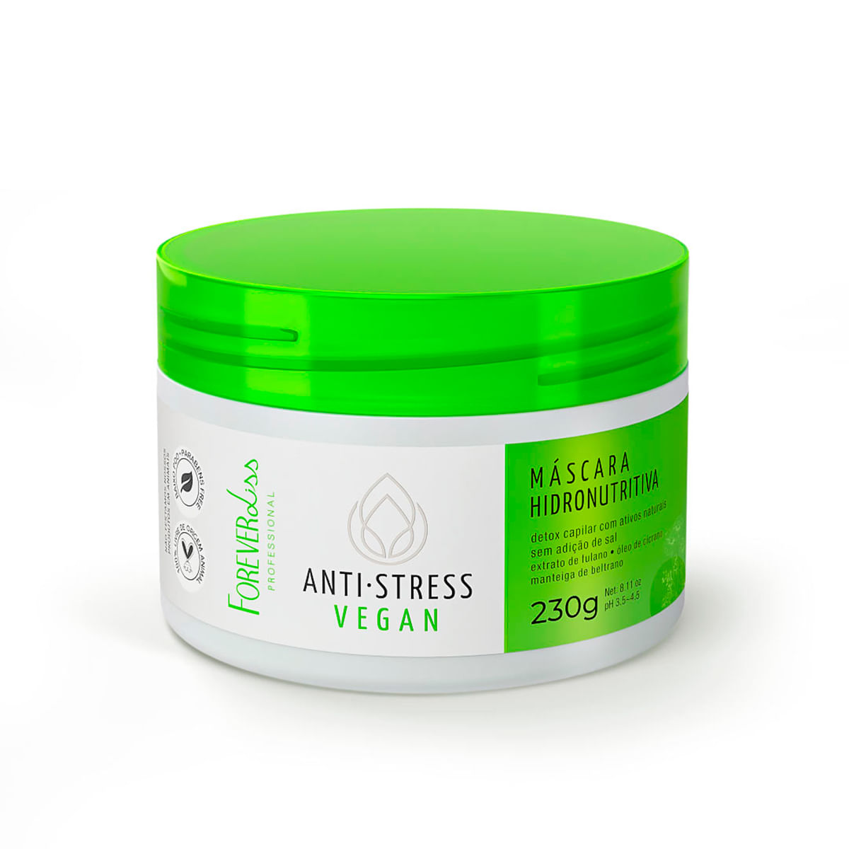 Máscara Zen Anti-Stress Vegan Forever Liss 230G