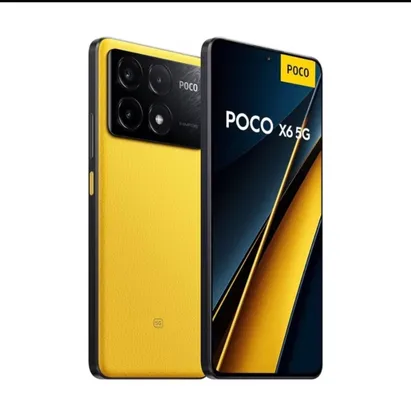 Smartphone Xiaomi Poco X6 Pro NFC Global Memória Expansível 256GB 8RAM