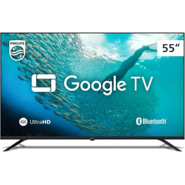 Smart TV Philips 55" 4K HDR Google TV Comando de Voz - 55PUG7019/78