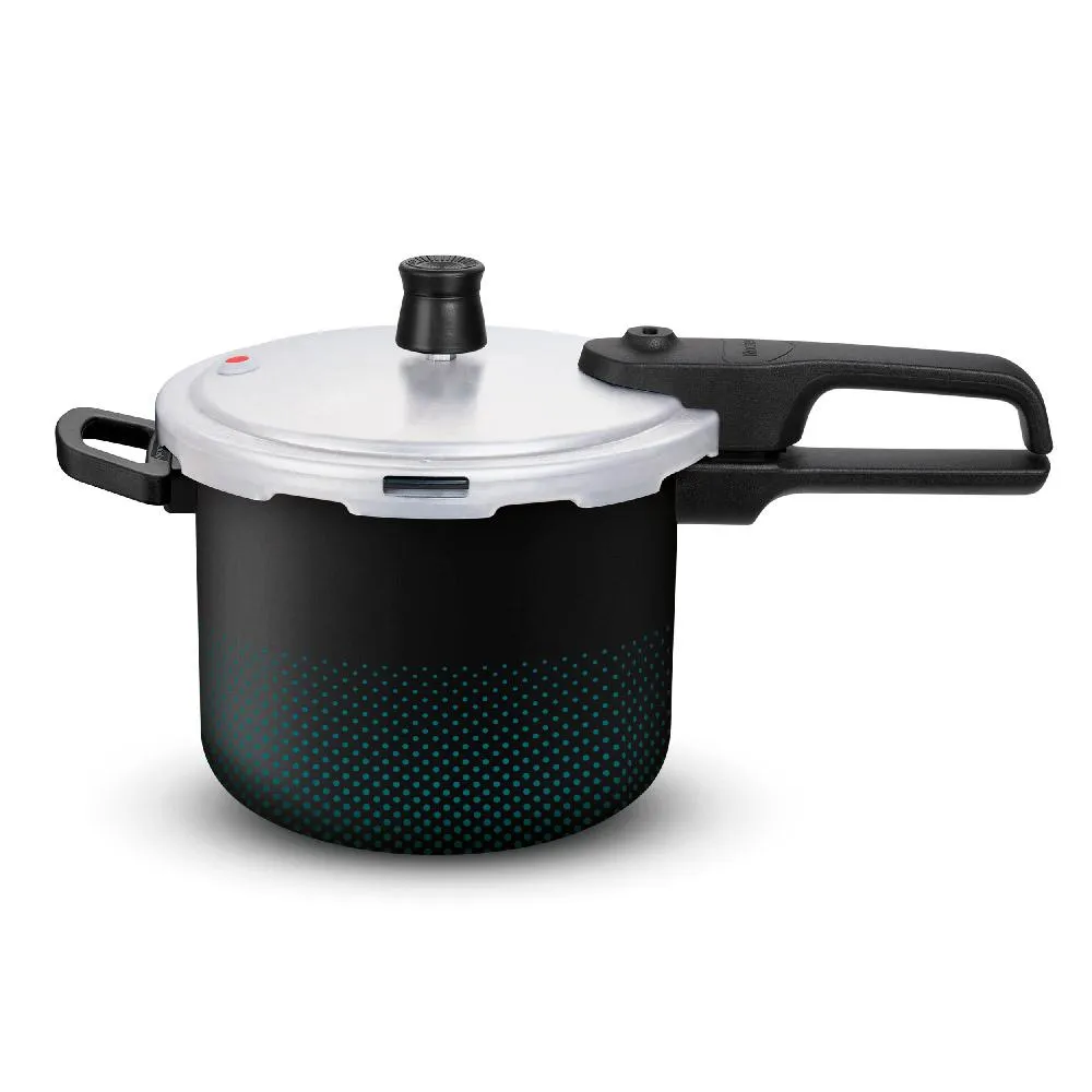 Panela de Pressão 4.5L Fechamento Externo Smart Rochedo Preta