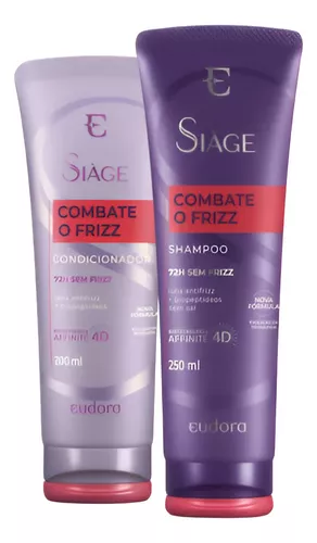 Kit Siàge Combate O Frizz: Shampoo 250ml + Condi. 200ml