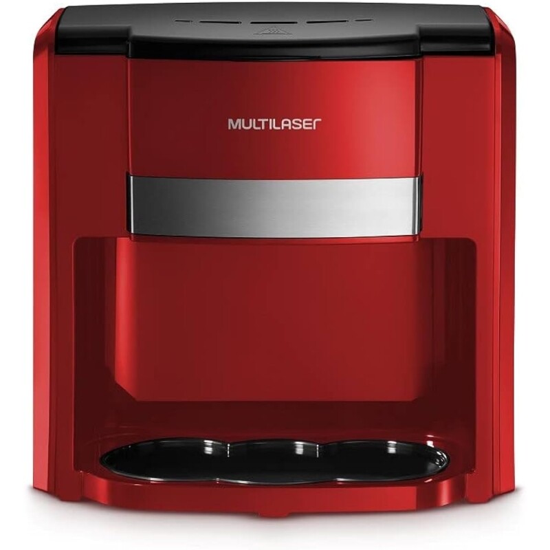 Cafeteira Elétrica 220V com 450W Capacidade de 2 xcíaras Vermelho Multilaser - BE016