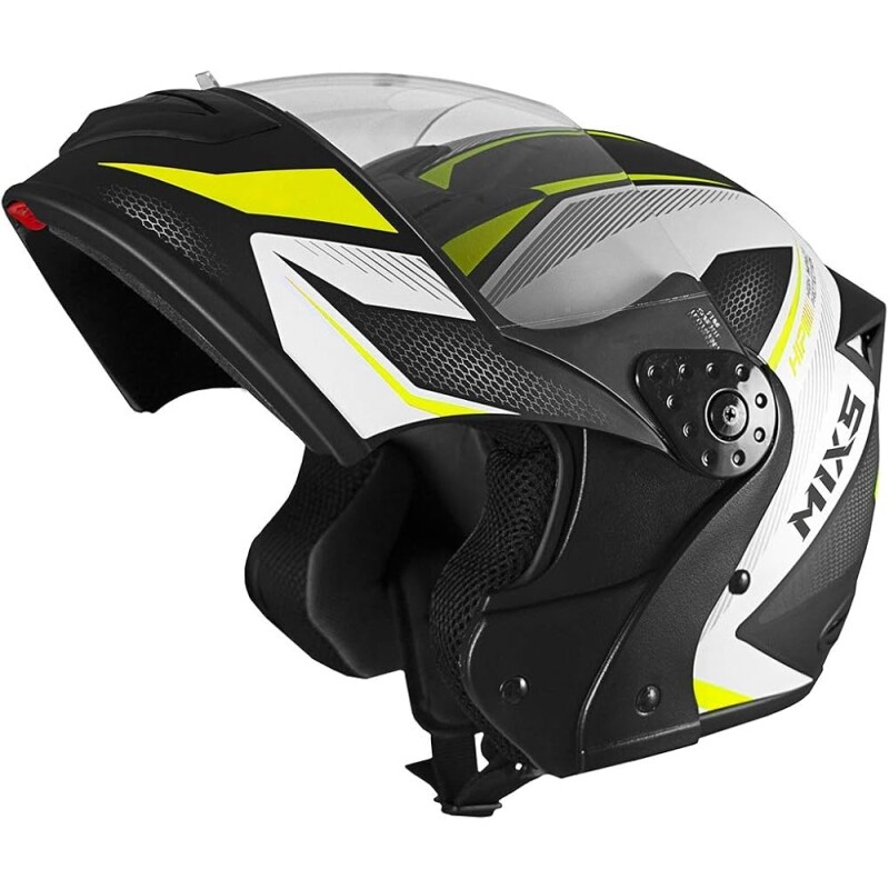 Capacete Escamoteável MIXS Gladiator Neo 56 Amarelo