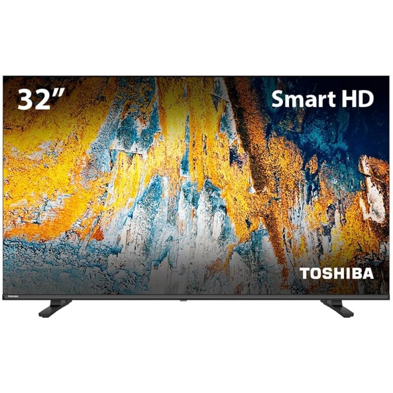 Smart TV QLED 32'' HD Toshiba 32V35LS VIDAA 2 HDMI 2 USB Wi-Fi - TB016M