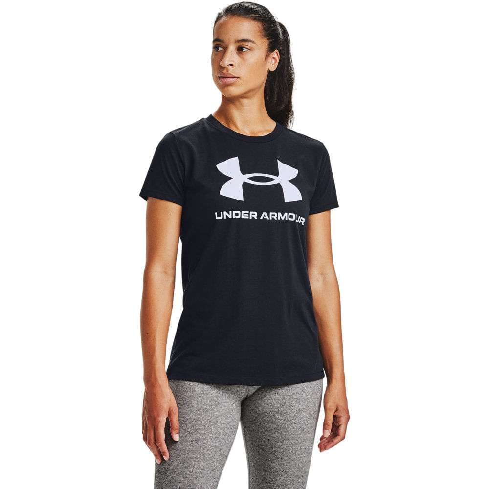 Camiseta de Treino Feminina Under Armour Live Sportstyle Graphic SSC