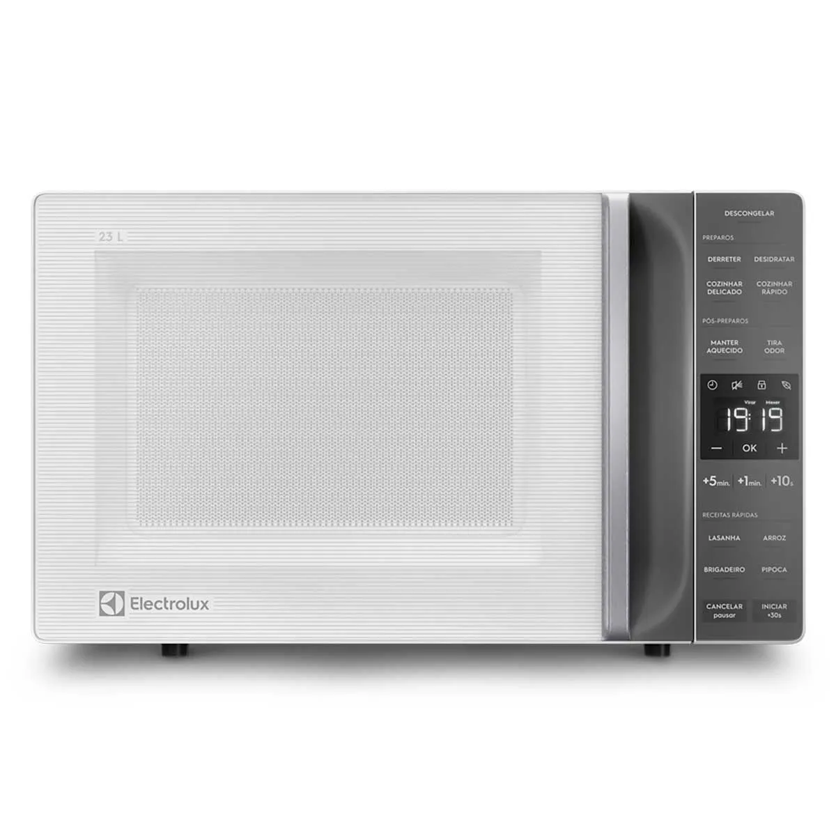 Micro-ondas Electrolux Efficient ME23B 23 Litros Branco 220V - Descongelamento Assistido, 4 Modos de Preparo