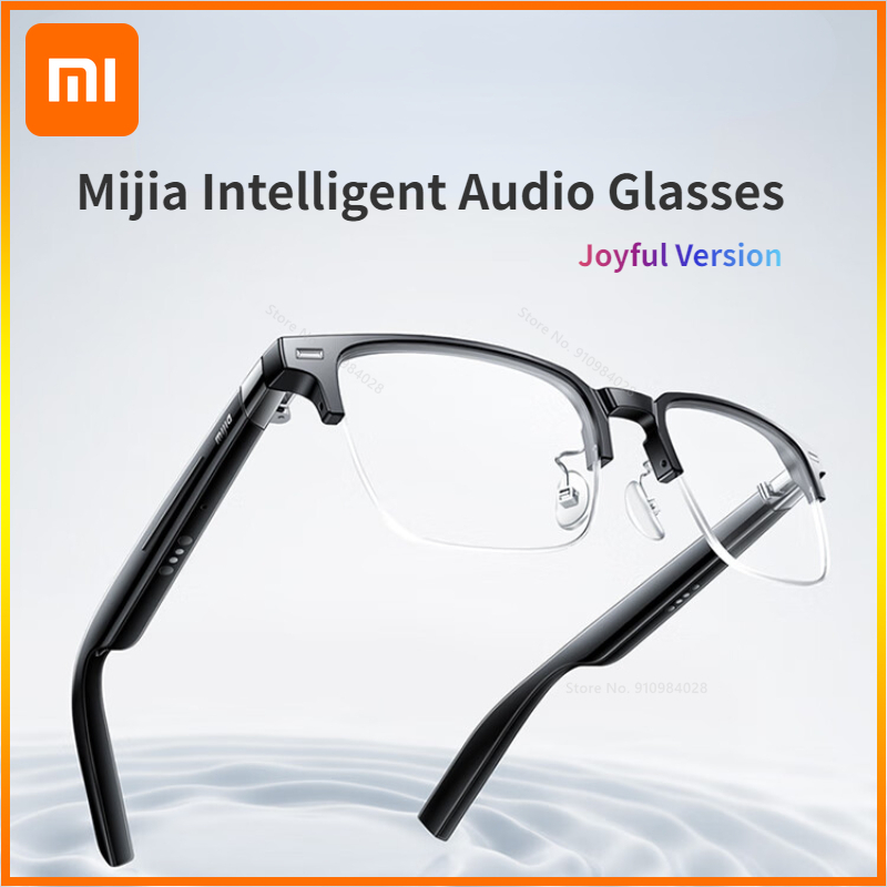 Xiaomi Mijia Smart Audio Lite Óculos Bluetooth 5.2 Lite Headset Redução de Ruído Suspensão Ultra Longa Chamada