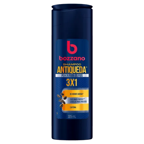 Shampoo Antiqueda Bozzano Cafeína 325ml