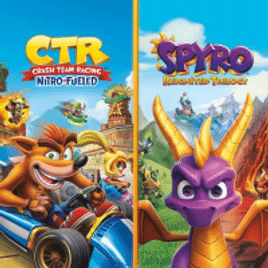 Jogo Pacote de Jogos Crash Team Racing Nitro-Fueled + Spyro - PS4