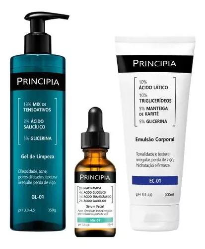 Kit Principia Anti Acne E Queratose Pilar Trio