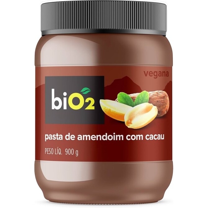 Pasta de Amendoim biO2 com Cacau 900g