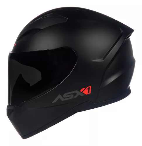 Capacete ASX City Preto Fosco Mate Tamanho 60/G