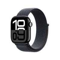 Apple Watch Series 10 GPS, Caixa Preta Brilhante de Alumínio de 42 mm, Pulseira Loop Esportiva Tinto - MWWG3AM/A