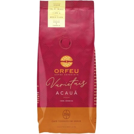 Café Acauã Orfeu em Grãos 100% Arabica 250g