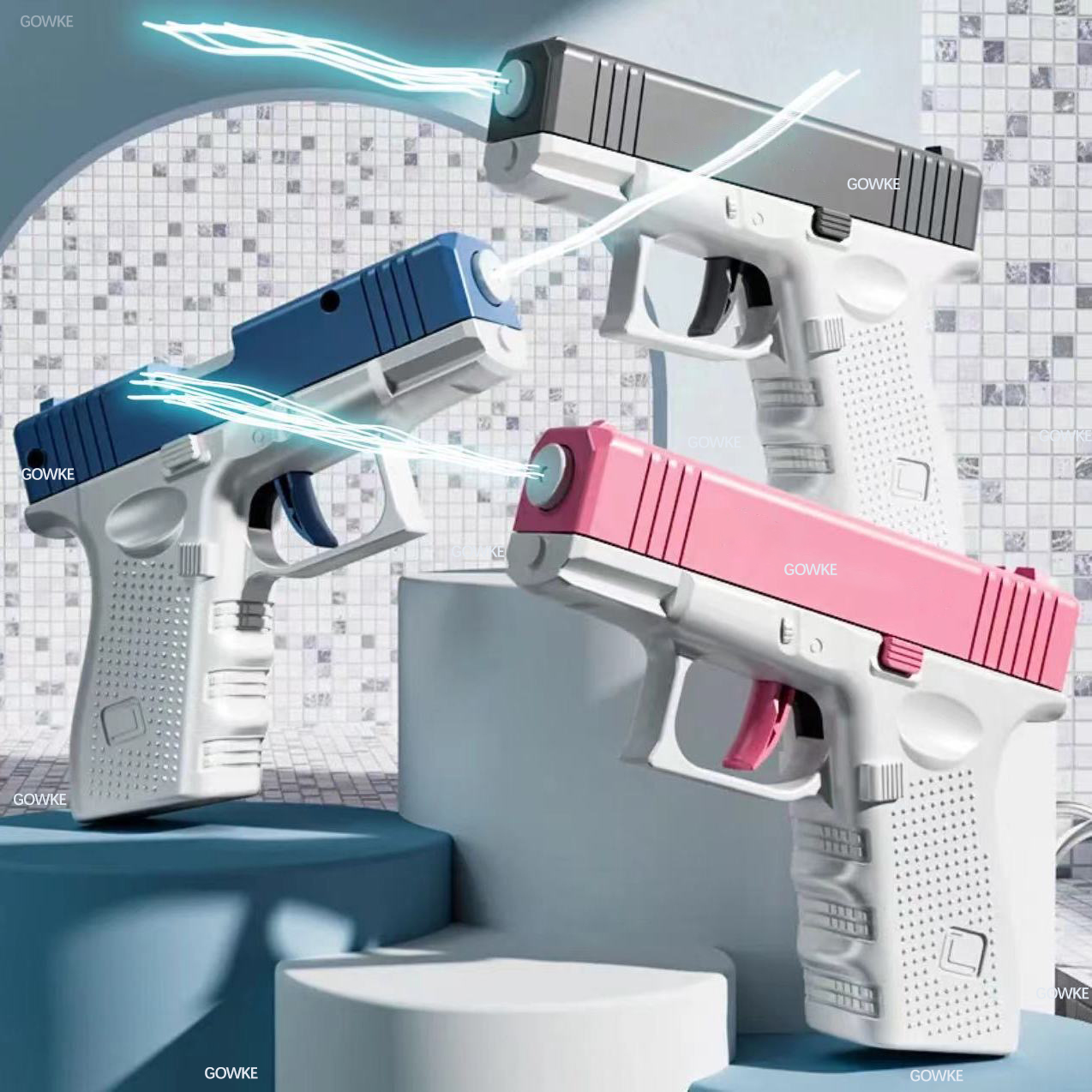 Pistola de Água não Elétrica Infantil Alta Pressão Automática