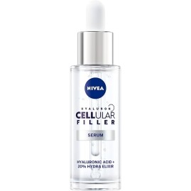 NIVEA Sérum Fácial Cellular com Ácido Hialurônico 30ml - Suaviza visivelmente a superfície da pele,