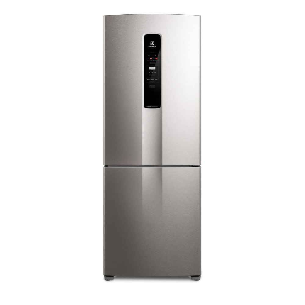 Geladeira Electrolux Frost Free Inverter 490L Efficient com AutoSense Inverse Inox Look - IB7S