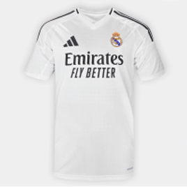 Camisa Adidas Real Madrid Home 24/25 s/n° Torcedor - Masculina