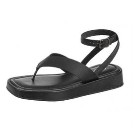 Sandália Flatform GiGiL Tamanco Chinelo Dedo Asa Delta Preto