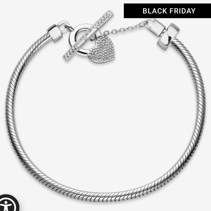 Pulseira Life Coração em Prata 925