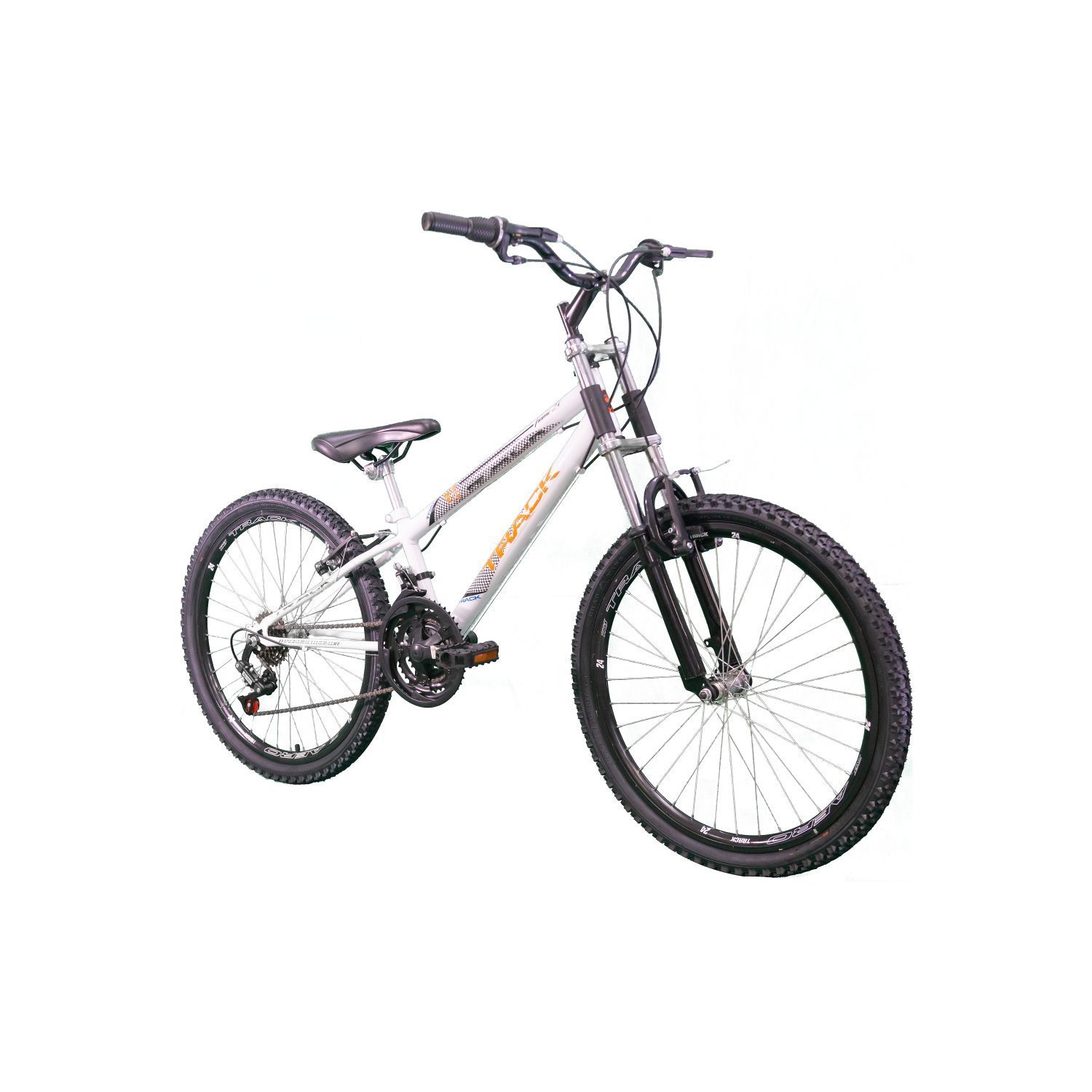 Bicicleta A24 Dragon Fire 21v com Suspensão Dianteira TK3 Track Branco