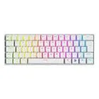 Teclado Mecânico Gamer KBM! GAMING TG600, Branco, 60% e ABNT2, RGB, Switch Gateron Blue - KGTG600BRAZ