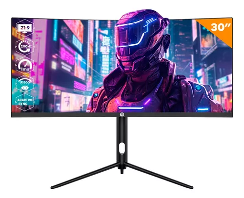 Monitor Gamer Haiz Curvo 30'' Ultrawide 200hz 1ms HDMI/DP- HZ-30