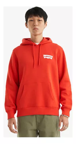 Moletom Levis Std Graphic Hoodie Capuz Vermelho 384240061