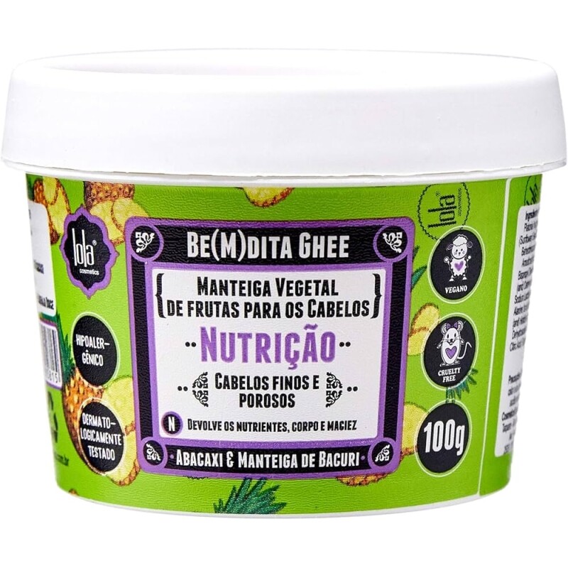 Lola Cosmetics Be(M)Dita Ghee Nutrição Abacaxi 100G