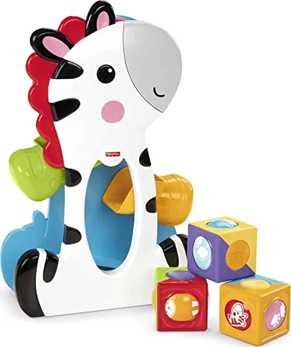 Zebra Blocos Surpresa - Fisher Price, Branco